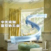 供應重型超靜音可彎曲窗簾軌、窗簾滑道可任意彎曲,滑